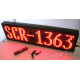 Affordable LED SCR-1363 Red Programmable Message Sign, 13 x 63